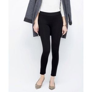 [Talbots] Ponti Ankle Zip Leggings in Black